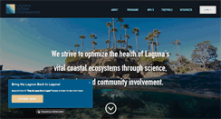 Desktop Screenshot of lagunaoceanfoundation.org